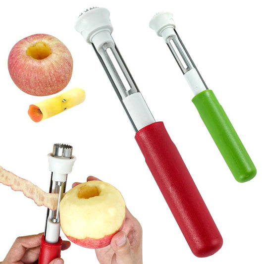 2 in 1 Apple Corer and Peeler - Stainless Steel Fruit Corer